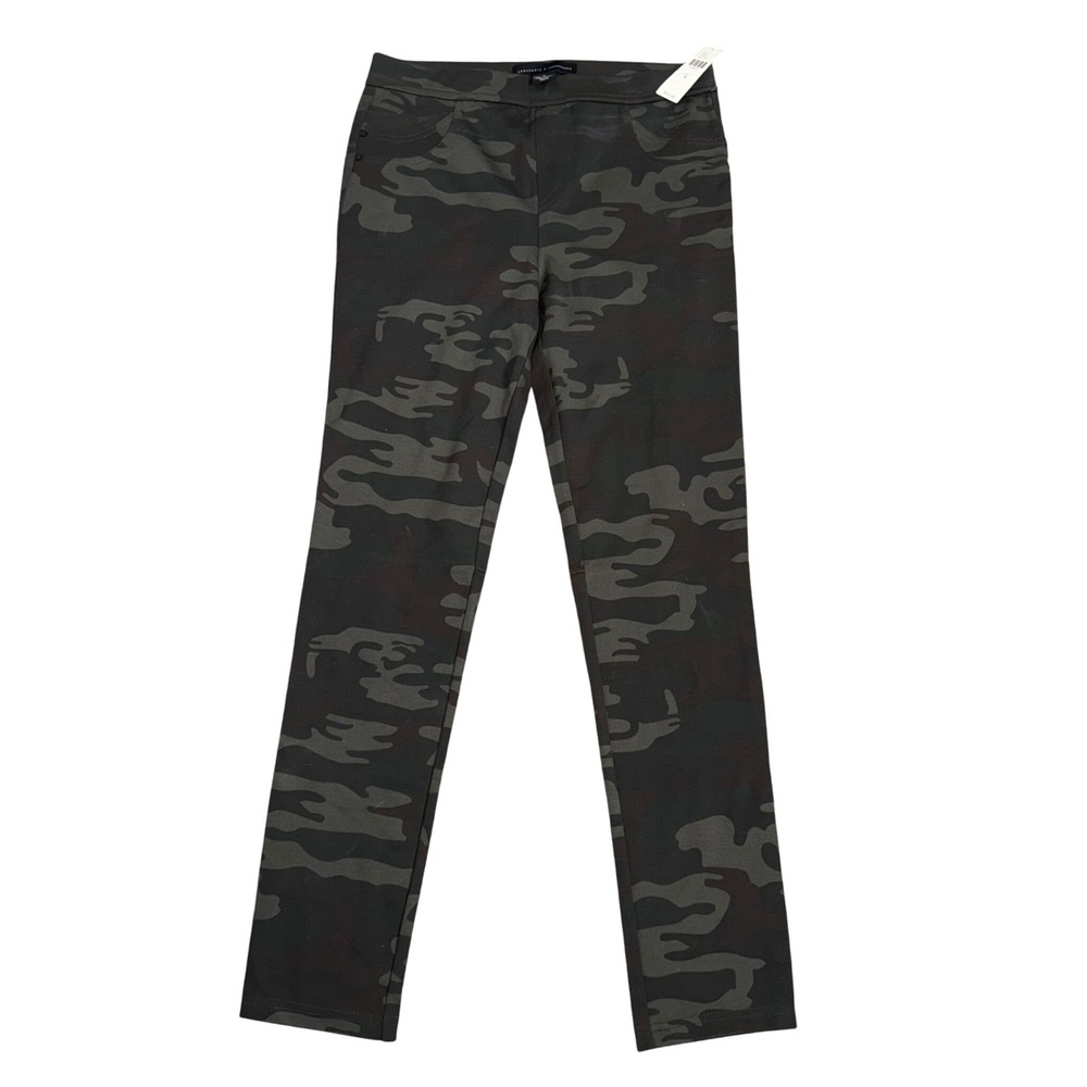 Sanctuary x Anthropologie Grease Leggings Women M Green Camo NWT Pull On Pants